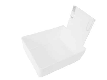 Werkbakje met opstand 18x14x6 Neoloy wit