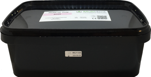Multi-LC-Tray roze  50st