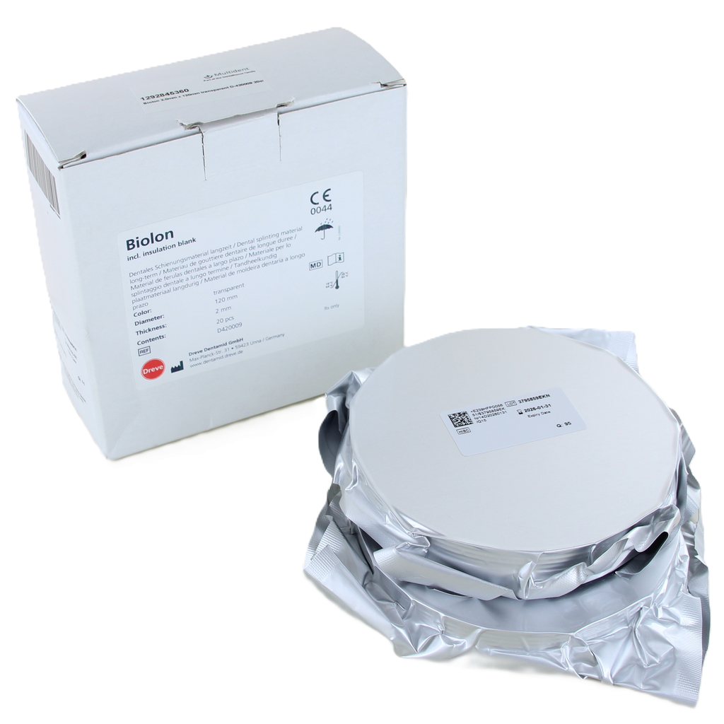 Biolon 2.0mm x 120mm transparant D-420009 20st