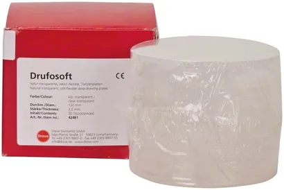 Drufosoft 3.0mm x 120mm transparant D-42481 30st  