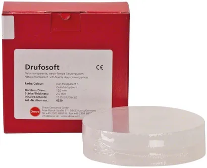 Drufosoft 1.0mm x 120mm transparant D-4245 20st  