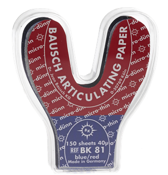 BK81 40mu blauw/rood hoefijzer 