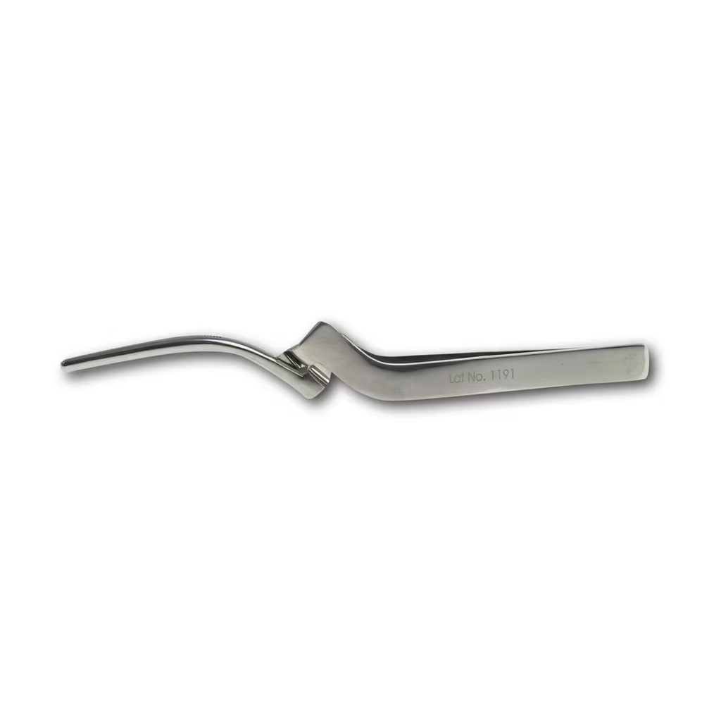 BK133 Articulatiefoliepincet gebogen 