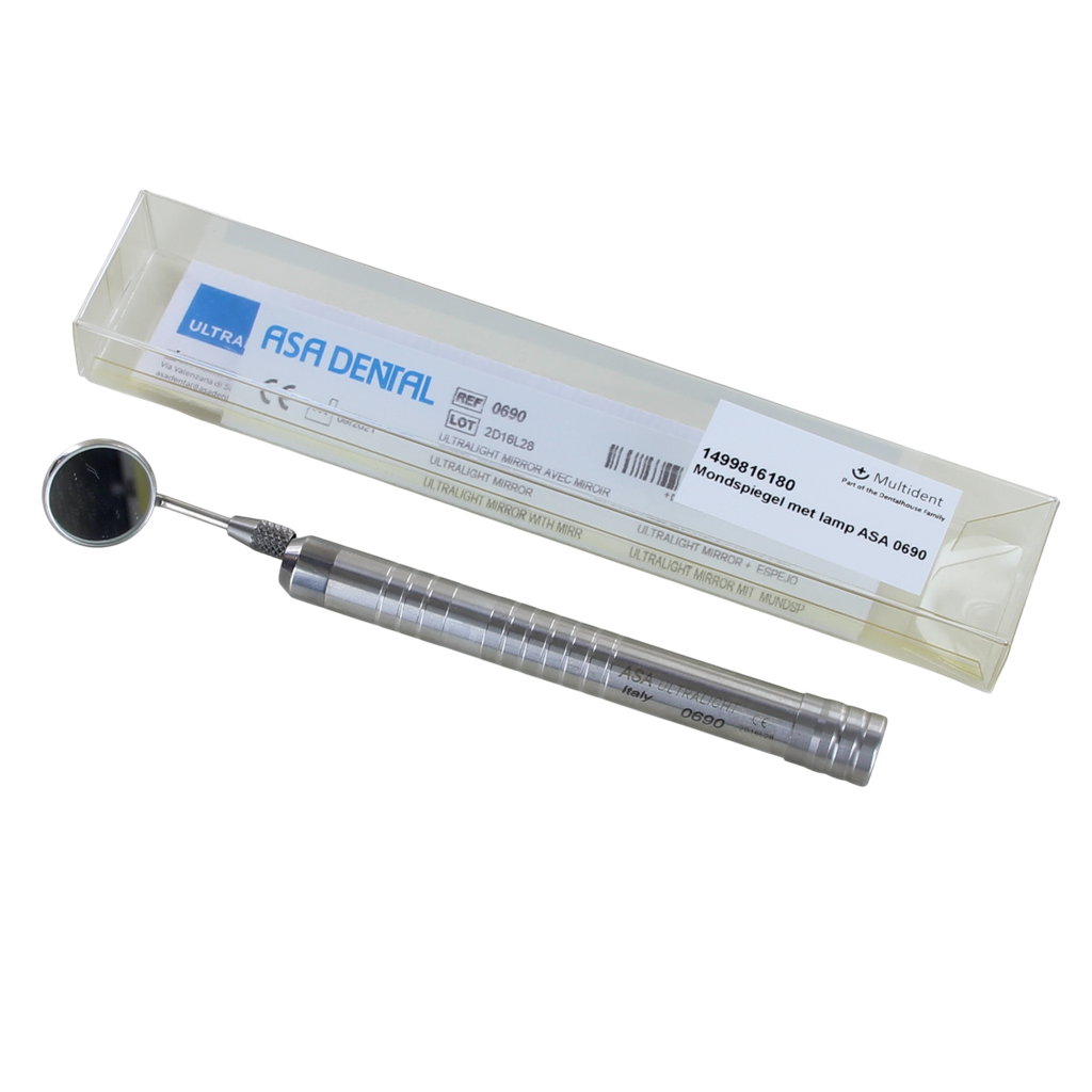 Mondspiegel met lamp ASA 0690 