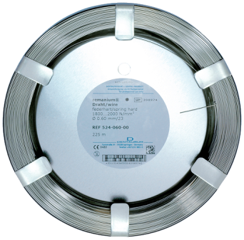 Draad rond federhard 0.8mm 125mtr