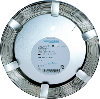 Draad halfrond 1.30 x 0.65mm 10m