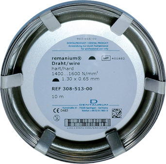 Draad halfrond hard 2.0x1.0mm 10m