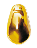 Goudfacet hoektand links groot  9610/2.3d 2409-2204