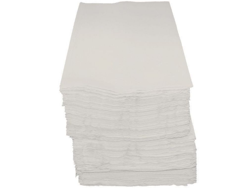 Handdoekjes z/z vouw wit 2-laags 240x230mm 20x190 stuks