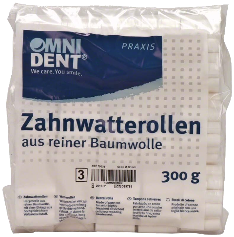 Wattenrollen Omnident nr3 1000st.