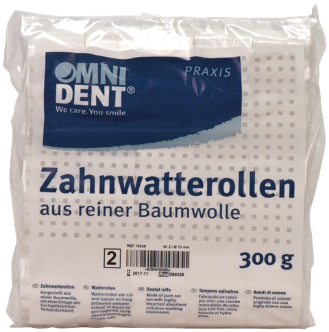 Wattenrollen Omnident nr2 1000st.