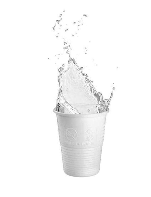 Spoelbeker 180ml wit 3000st.