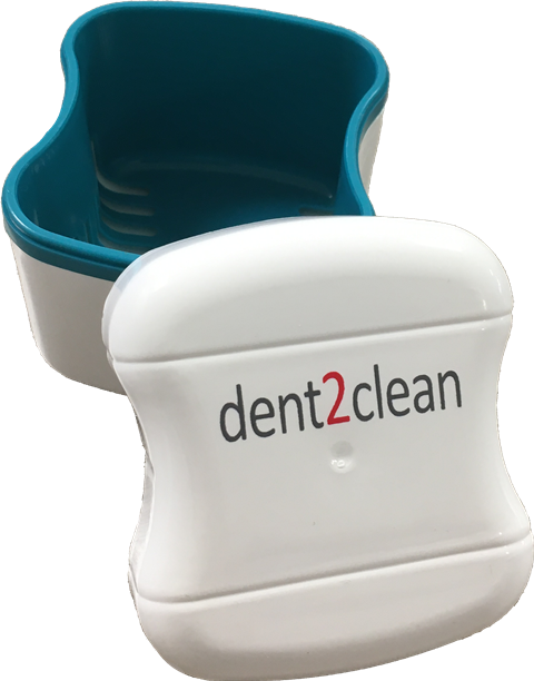 Gebitsbadje met logo Dent2Clean groen 1x6st