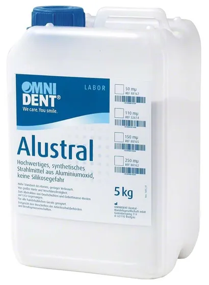Aluminiumoxide Omnident Alustral 110mu 25kg