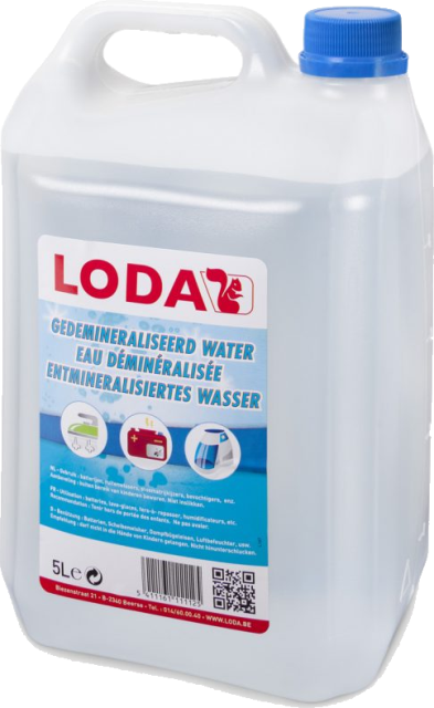Gedemineraliseerd water 5 liter 