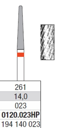 Frees 0120.023HP kruisvertanding fijn