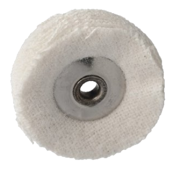 Polirapid 129/21mm flanell lappenschijf 6st