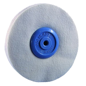 Polijstschijf flanell 30/100mm