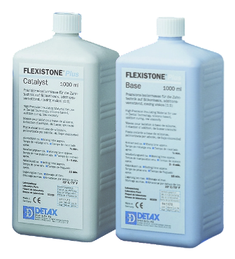 Flexistone plus standaard 2x1000 ml blauw  base + catalyst 