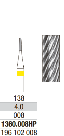 Frees 1360.010HP enkelvertanding superfijn 