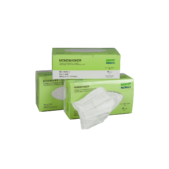  Mondmasker Merbach geel 50st
