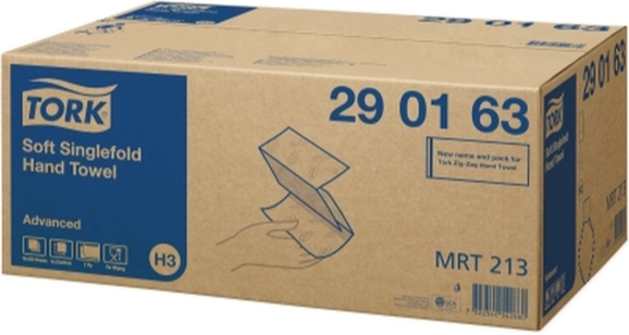 Handdoekwipes H3 Tork 2-laags 15x250 stuks (23x24.8cm)