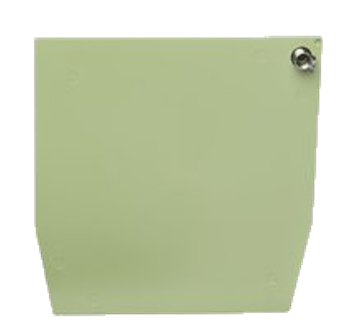 [1139816184] Achterwand v.werkbakje Kavo 140x180 10st groen Ergo