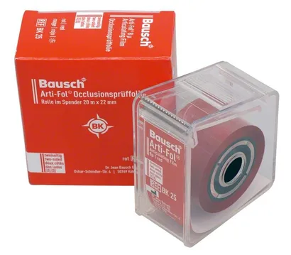 [1314713033] BK25 Articulatiefolie rood 8mu rol 22mm dubbelzijdig 20m 