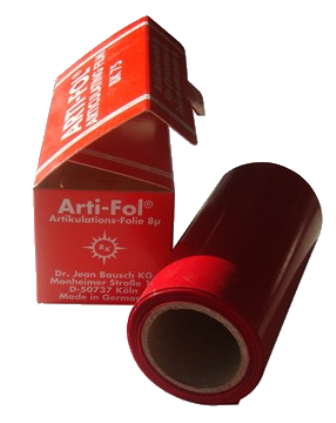 [1314714235] BK75 Articulatiefolie 8mu rood 75mmx15m