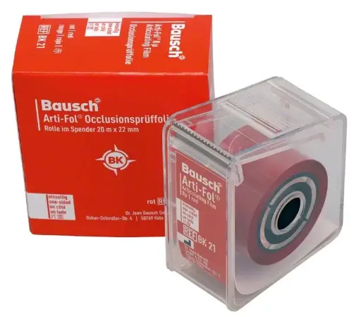 [1314716205] BK21 Articulatiefolie rood 8mu rol 22mm eenzijdig 20m