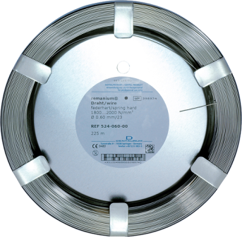 [1542611862] Draad rond federhard 0.7mm 165m