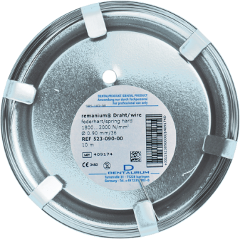 [1542613597] Draad rond federhard 1.1mm 10m