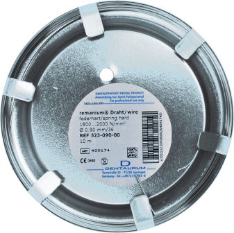 [1542616035] Draad rond federhard 0.90mm 10m