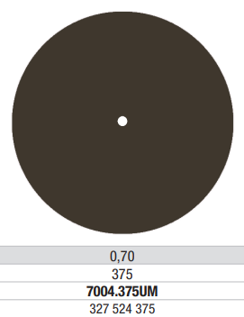 [1619917061] Separeerschijf 0,70mm 7004.375UM 25st