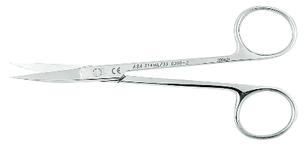 [1629833931] Schaar voor vlees gebogen 0300-2 12cm