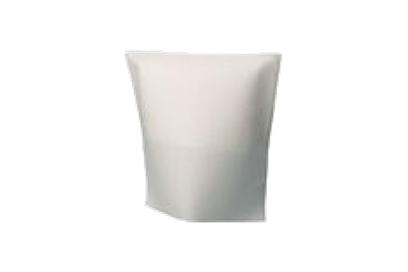 [9539836580] Hoofdzakken wit 25x33cm 250st