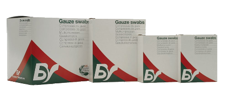 [8888889012] Gaaskompres steriel 5x5 Bastos 110st