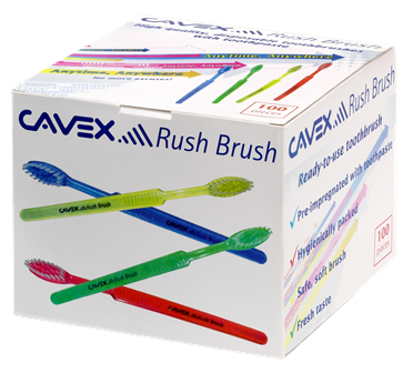 [8888883028] Cavex Rush Brush tandenborstels 100st.