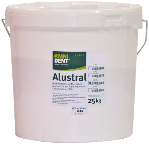[2617418024] Aluminiumoxide Omnident Alustral 150mu 25kg