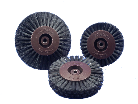 [7197516006] Polijstborstel Suprema 4/40/80 plastic kern spits 12st 